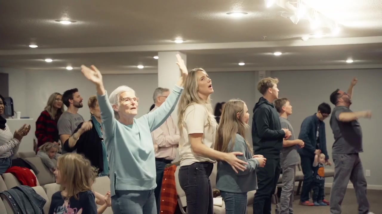 Families worshiping together at The Refuge