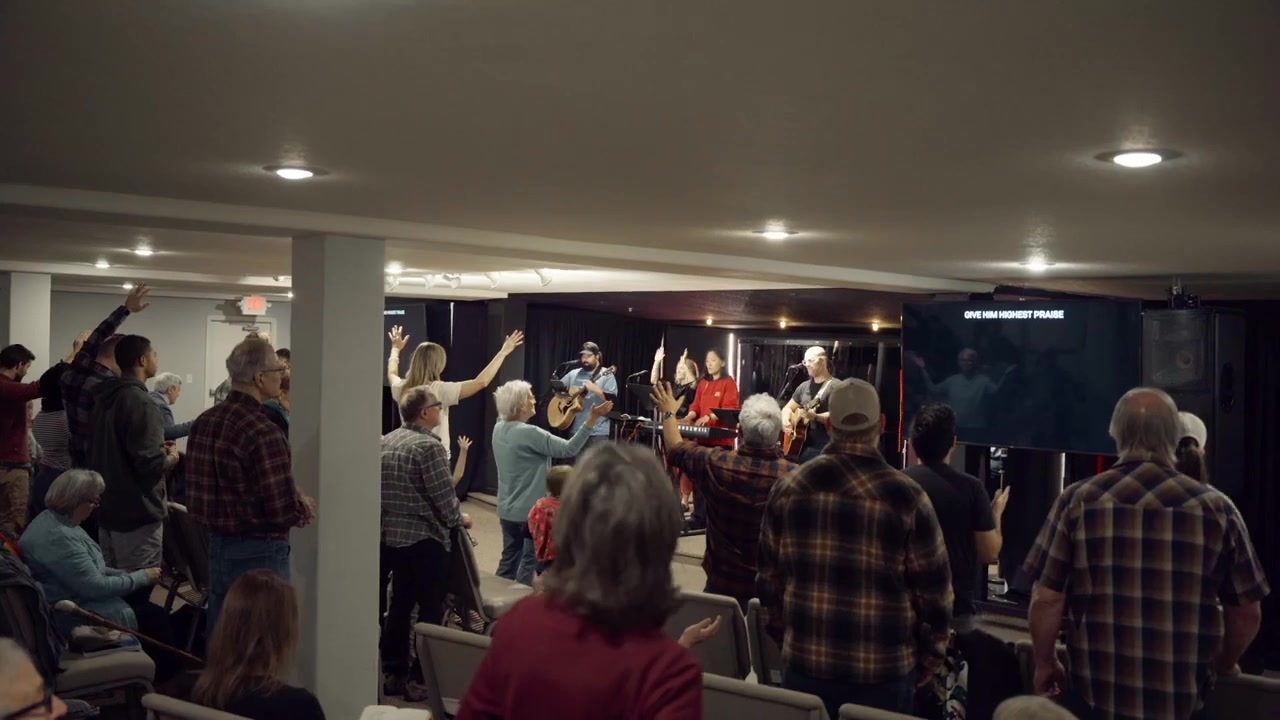 The Refuge gathered in worship